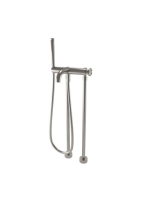 Bugnatese Millenovecinquanta szabadonálló kádcsaptelep kézizuhannyal, szálcsiszolt nikkel 4602PNS