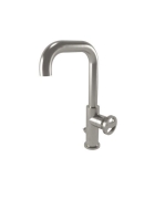 Bugnatese Millenovecinquanta magasított mosdócsaptelep leeresztővel, szálcsiszolt nikkel 4613NS