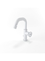 Bugnatese Millenovecinquanta bidé csaptelep leeresztővel, matt fehér 4623BI