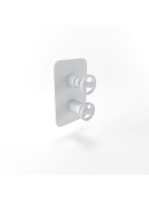 Bugnatese Millenovecinquanta falsík alatti zuhanycsaptelep 4 fogyasztóhoz, matt fehér 4632BI