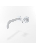 Bugnatese Millenovecinquanta fali mosdócsaptelep 19 cm-es kifolyóval, click-clack leeresztővel, matt fehér 4645SCBI