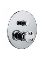 Bugnatese Millenovecinquanta falsík alatti zuhanycsaptelep 2 fogyasztóhoz, króm 4672CR