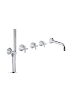 Bugnatese Orion falsík alatti zuhanyrendszer, matt fehér 5519BI