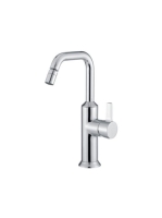 Bugnatese Orion bidé csaptelep leeresztővel, matt fehér 5623BI