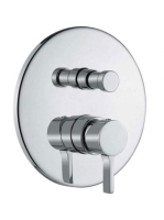 Bugnatese Orion falsík alatti zuhanycsaptelep 2 fogyasztóhoz, króm 5672CR