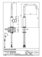Bugnatese Orion mosogatócsaptelep, matt fekete 5682NE