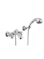 Bugnatese Axo kádcsaptelep zuhanyszettel, króm 602CR