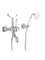 Bugnatese Oxford termosztátos kádcsaptelep zuhanyszettel, króm 6303CR