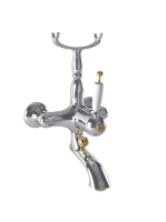 Bugnatese Oxford kádcsaptelep, króm/arany 6308CRDO