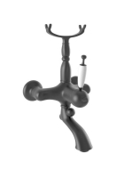 Bugnatese Oxford kádcsaptelep, matt fekete 6308NE