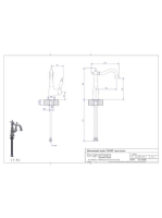 Bugnatese Oxford mosdócsaptelep Click-Clack leeresztővel, króm 6313SCCR