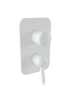 Bugnatese Oxford falsík alatti zuhanycsaptelep alaptesttel, 3 fogyasztóhoz, matt fehér 6331BI