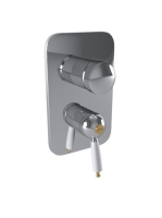 Bugnatese Oxford falsík alatti zuhanycsaptelep 4 fogyasztóhoz, króm/arany 6332CRDO