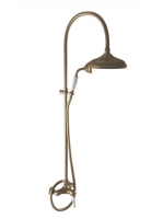 Bugnatese Oxford falon kívüli zuhanyrendszer, matt bronz 6336CBO
