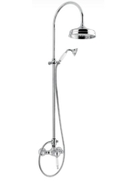 Bugnatese Oxford falon kívüli zuhanyrendszer, króm 6336CCR