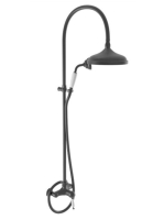 Bugnatese Oxford falon kívüli zuhanyrendszer, matt fekete 6336CNE