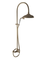 Bugnatese Oxford termosztátos zuhanyrendszer, matt bronz 6337CBO