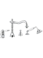 Bugnatese Oxford kádperemre szerelhető 4-lyukú kádcsaptelep, króm 6355CR