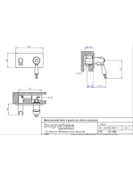 Bugnatese Oxford falsík alatti bidé csaptelep zuhannyal, króm 6366CR