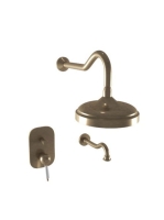 Bugnatese Oxford falsík alatti zuhanyszett kádkifolyóval, bronz 6369BR