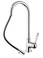 Bugnatese Oxford kihúzhatófejes mosogató csaptelep, króm 6395CR