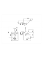 Bugnatese Denver kádcsaptelep zuhanyszettel, króm 6402CR