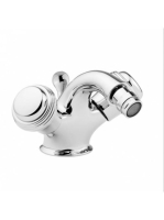 Bugnatese Axo bidé csaptelep leeresztővel, króm/arany 644CRDO