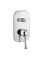 Bugnatese Denver falsík alatti zuhanycsaptelep 2 fogyasztóhoz, bronz 6472BR