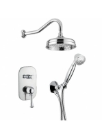 Bugnatese Denver falsík alatti zuhanyrendszer, bronz 6474BR