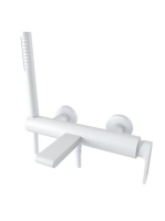 Bugnatese Simple Kádcsaptelep zuhanyszettel, matt fehér 6602BI