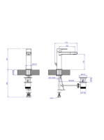 Bugnatese Simple mosdócsaptelep leeresztővel, rozsdamentes acél hatású 6613NS