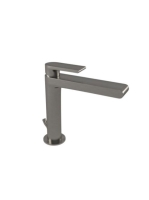 Bugnatese Simple mosdócsaptelep leeresztő nélkül, rozsdamentes acél hatású 6613SNS