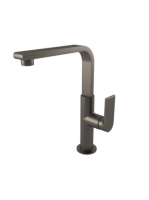 Bugnatese Simple tört kifolyós mosdócsaptelep leeresztővel, grafit fekete 6618GF