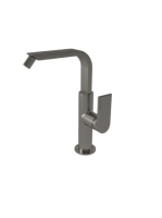 Bugnatese Simple bidé csaptelep leeresztővel, rozsdamentes acél hatású 6625NS