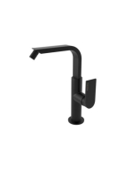 Bugnatese Simple bidé csaptelep leeresztővel, matt fekete 6625NE