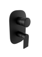 Bugnatese Simple falsík alatti zuhanycsaptelep 3 fogyasztóhoz, matt fekete 6631NE