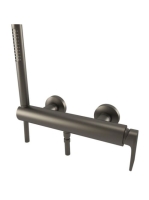 Bugnatese Simple zuhanycsaptelep zuhanyszettel, grafit fekete 6635GF