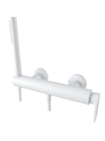 Bugnatese Simple zuhanycsaptelep zuhanyszettel, matt fehér 6635BI