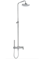 Bugnatese Simple zuhanyrendszer, króm 6642CCR