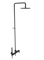 Bugnatese Simple zuhanyrendszer, matt fekete 6642CNE