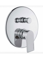 Bugnatese Simple falsík alatti zuhanycsaptelep 2 fogyasztóhoz, króm 6672CR