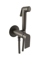 Bugnatese Simple falsík alatti bidé csaptelep zuhannyal, grafit fekete 6693GF