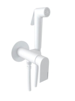 Bugnatese Simple falsík alatti bidé csaptelep zuhannyal biztonsági szeleppel, matt fehér 6693SBI