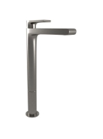 Bugnatese Simple magasított mosdó click-clack leeresztővel, rozsdamentes acél hatású 6697SCNS