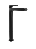 Bugnatese Simple magasított mosdó click-clack leeresztővel, matt fekete 6697SCNE