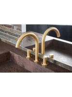 Bugnatese Moon 3-lyukas mosdócsaptelep, leeresztő nélkül, szálcsiszolt nikkel 7112SNS