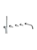 Bugnatese Moon falsík alatti zuhanyrendszer, matt fehér 7119BI