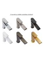 Bugnatese Moon bidé csaptelep leeresztővel, szálcsiszolt nikkel 7144NS