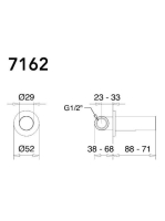 Bugnatese Moon csempeszelep 3/4" csatlakozással, szálcsiszolt arany 7162OS