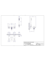 Bugnatese Rodos kádcsaptelep zuhanyszettel, szálcsiszolt nikkel 7300NS
